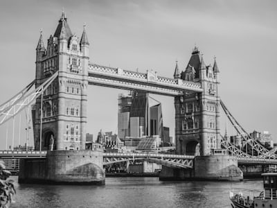 Historic Architecture - Original black and white photo before AI colorization